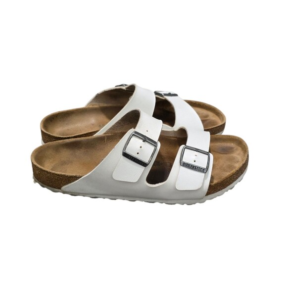 Birkenstock Arizona Sandals Mens Birko Flor White Shoes US Size 12 EU 45 - Picture 7 of 10